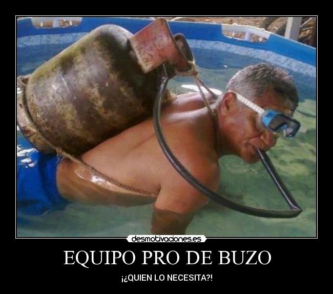 EQUIPO PRO DE BUZO -