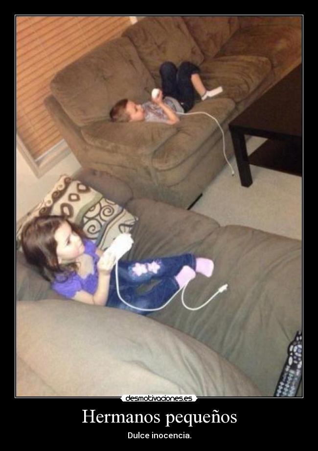 Hermanos pequeños - Dulce inocencia.