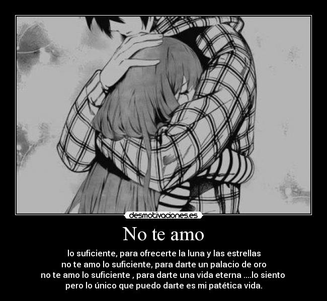 No te amo -