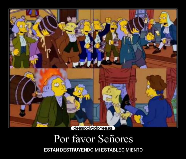 Por favor Señores - ESTAN DESTRUYENDO MI ESTABLECIMIENTO