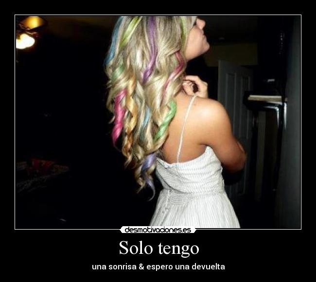 Solo tengo - 