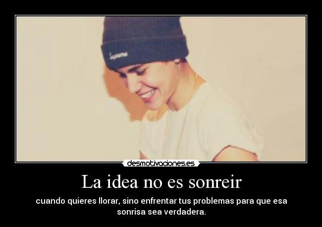 La idea no es sonreir - 