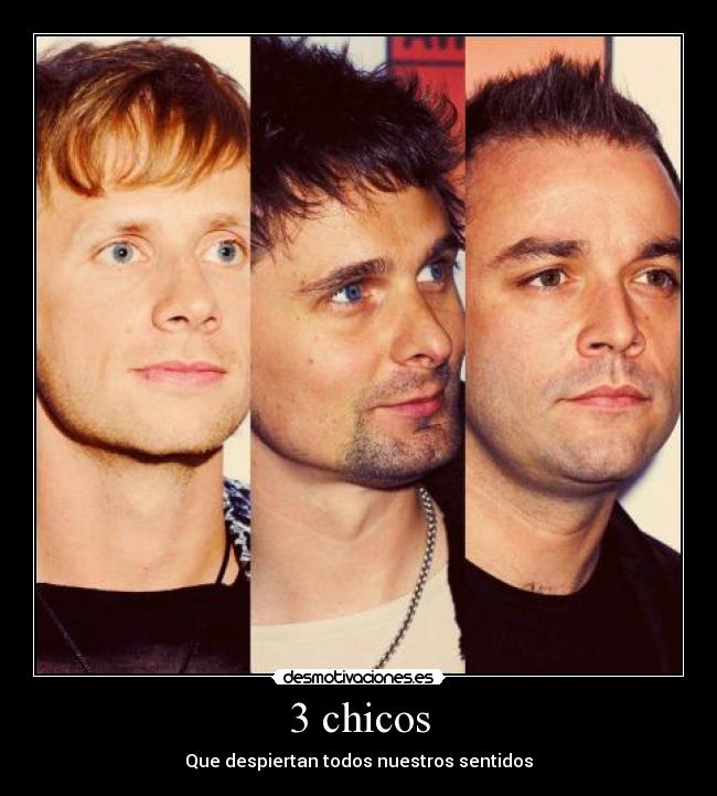 3 chicos - Que despiertan todos nuestros sentidos