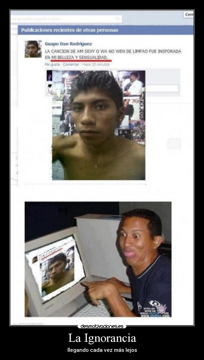 carteles ignorancia ignorancia llegando cada vez mas lejos desmotivaciones