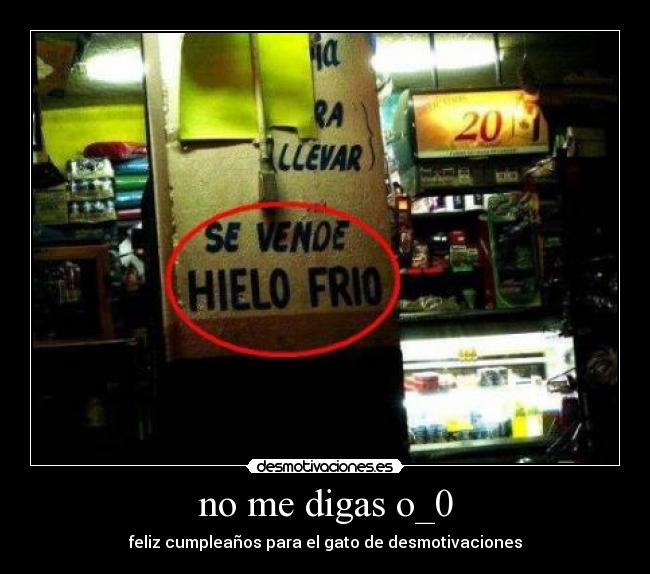 no me digas o_0 - feliz cumpleaños para el gato de desmotivaciones