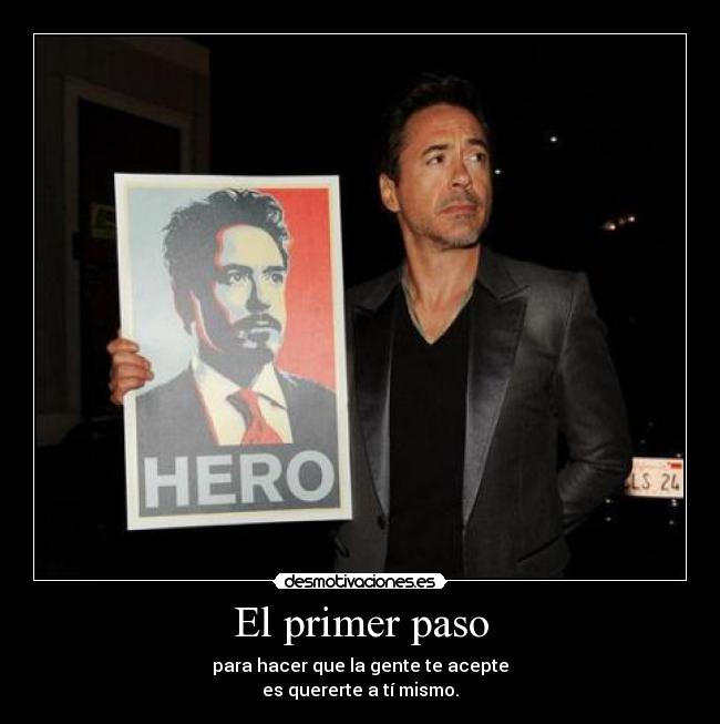 carteles aceptar gente robert downey edonista para nada desmotivaciones