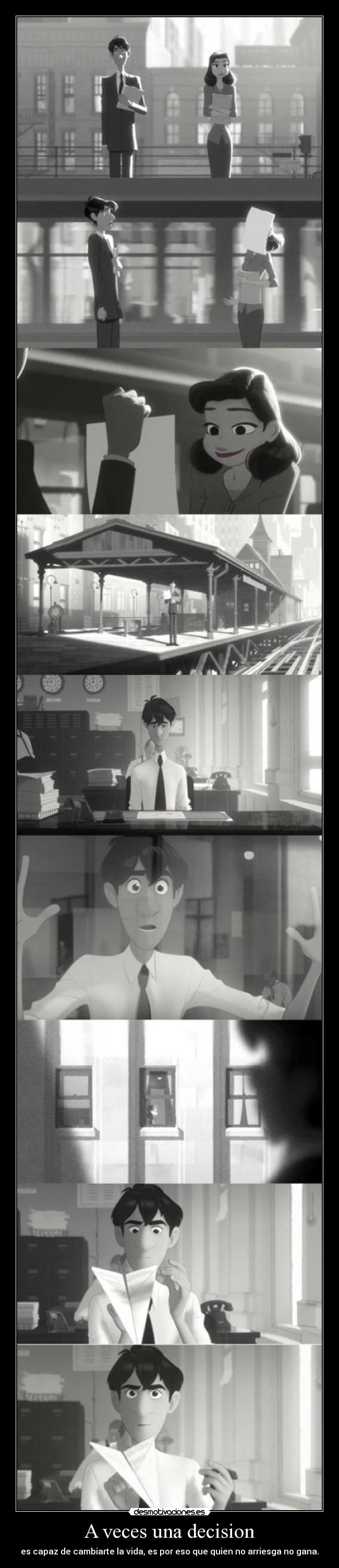 A veces una decision -