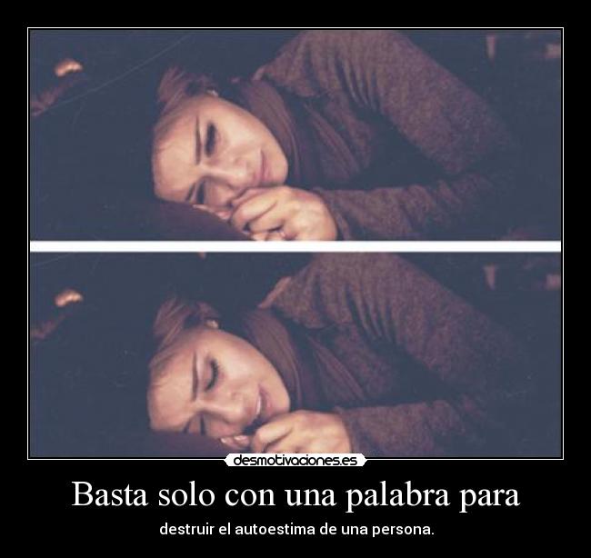 Basta solo con una palabra para - 
