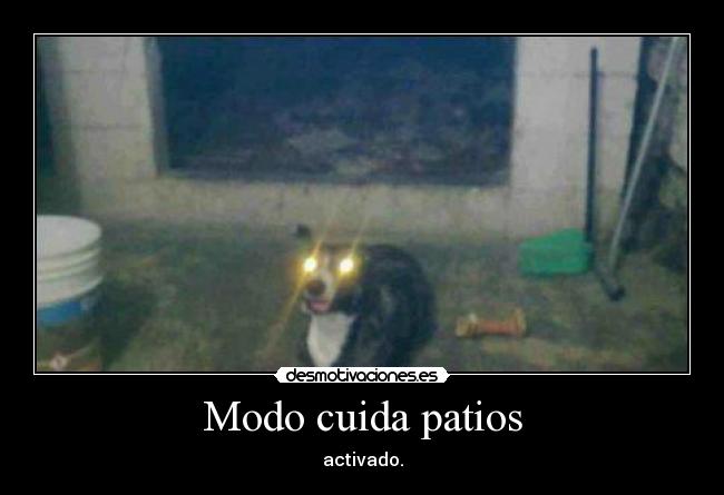 Modo cuida patios - 
