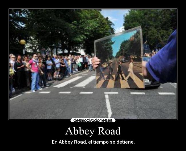 carteles abbey road desmotivaciones