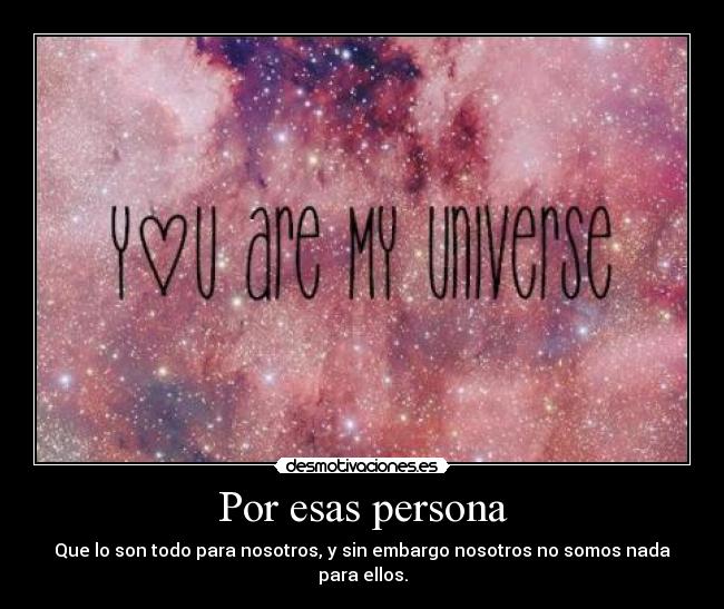 Por esas persona - 