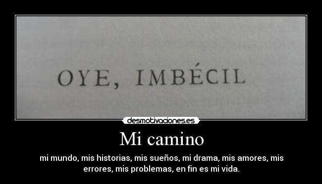 Mi camino - 