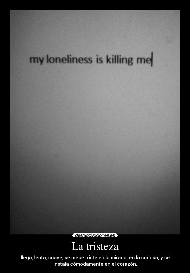 La tristeza - 
