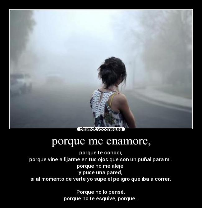 porque me enamore, - 