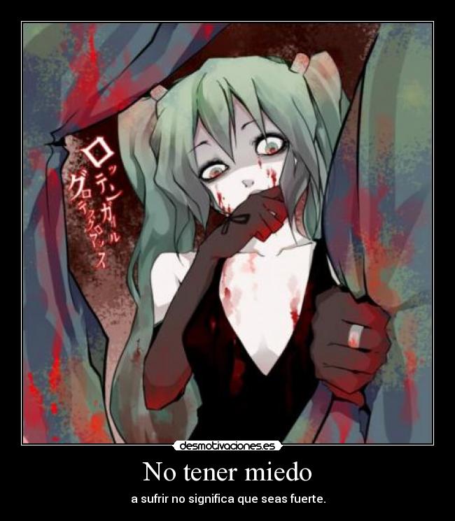 No tener miedo - 