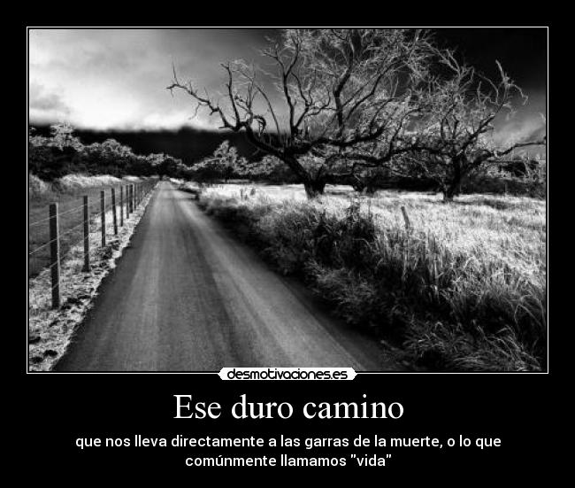 Ese duro camino -