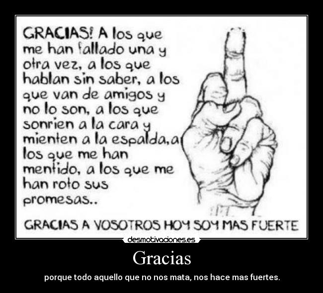 Gracias -