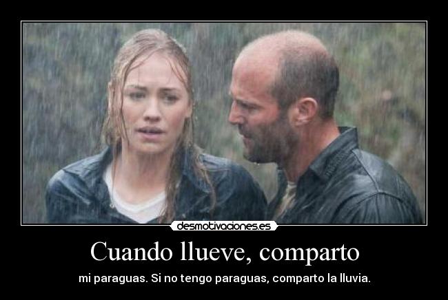 Cuando llueve, comparto - 