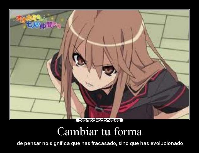 Cambiar tu forma -