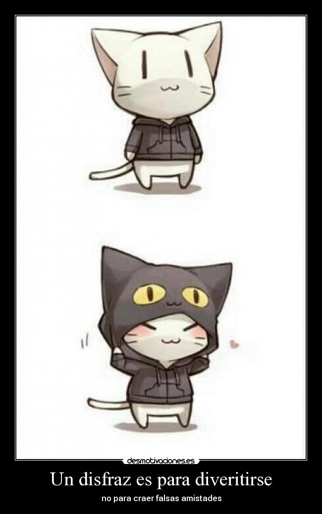Un disfraz es para diveritirse -