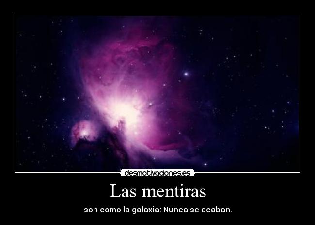 Las mentiras -