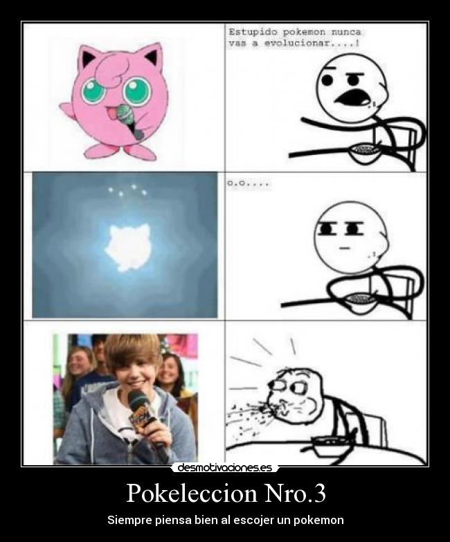 Pokeleccion Nro.3 - Siempre piensa bien al escojer un pokemon