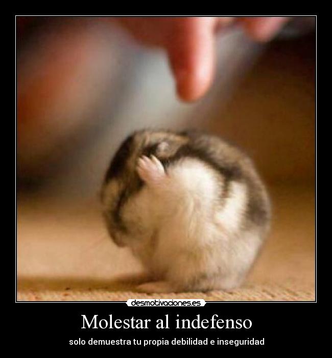 Molestar al indefenso - 