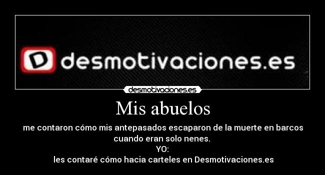 Mis abuelos -