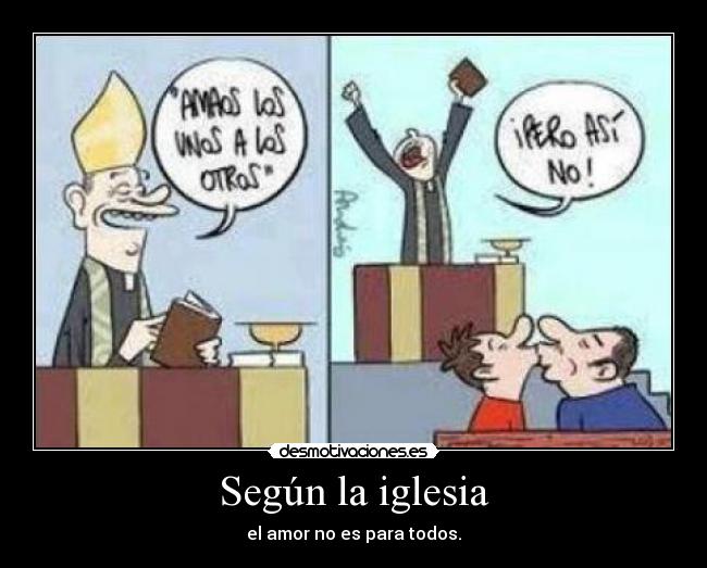 Según la iglesia -