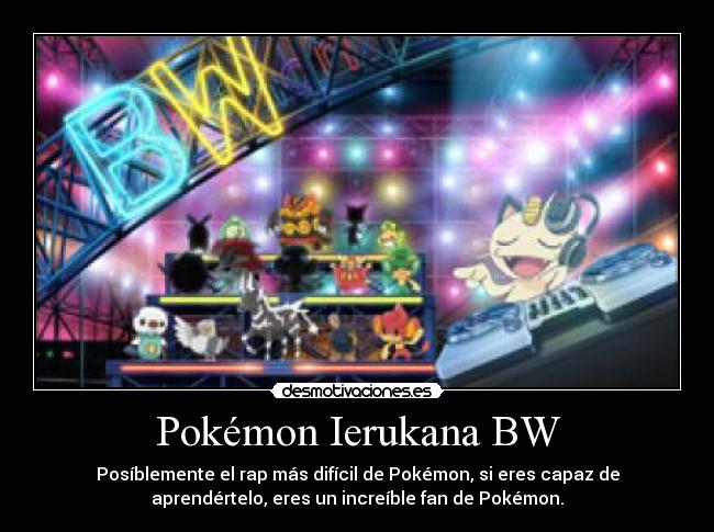 Pokémon Ierukana BW -
