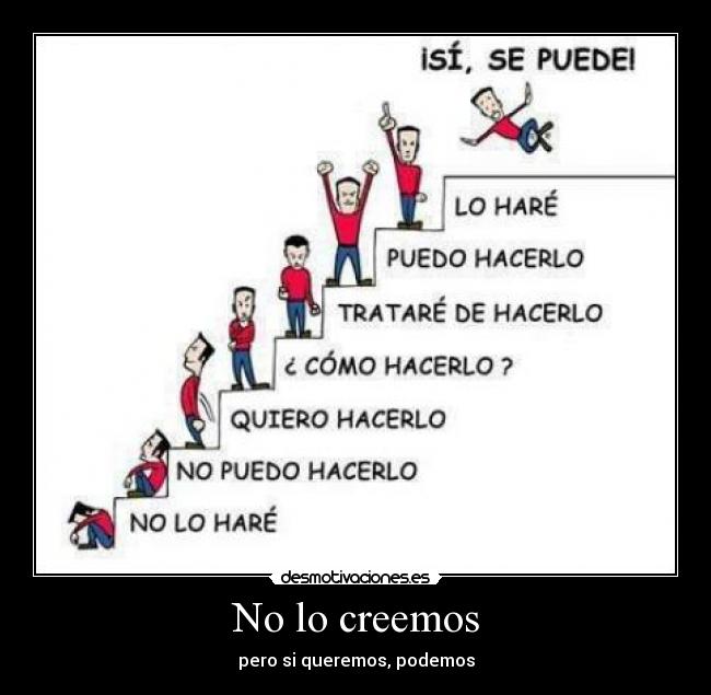 No lo creemos -