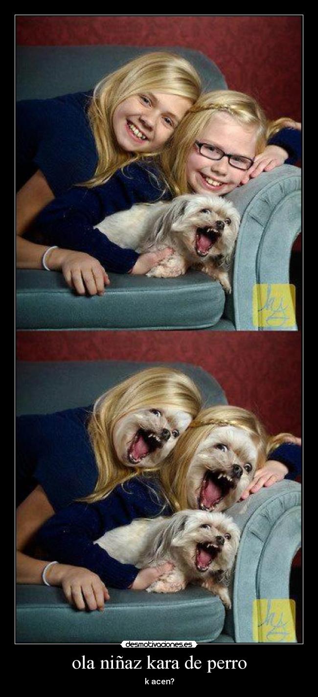 ola niñaz kara de perro - k acen?