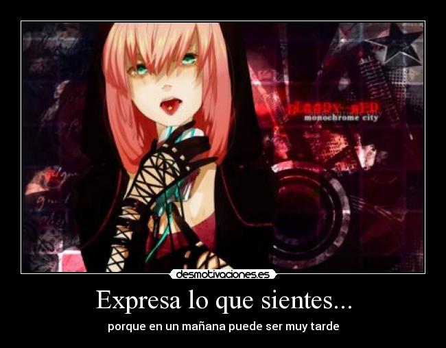 Expresa lo que sientes... - 