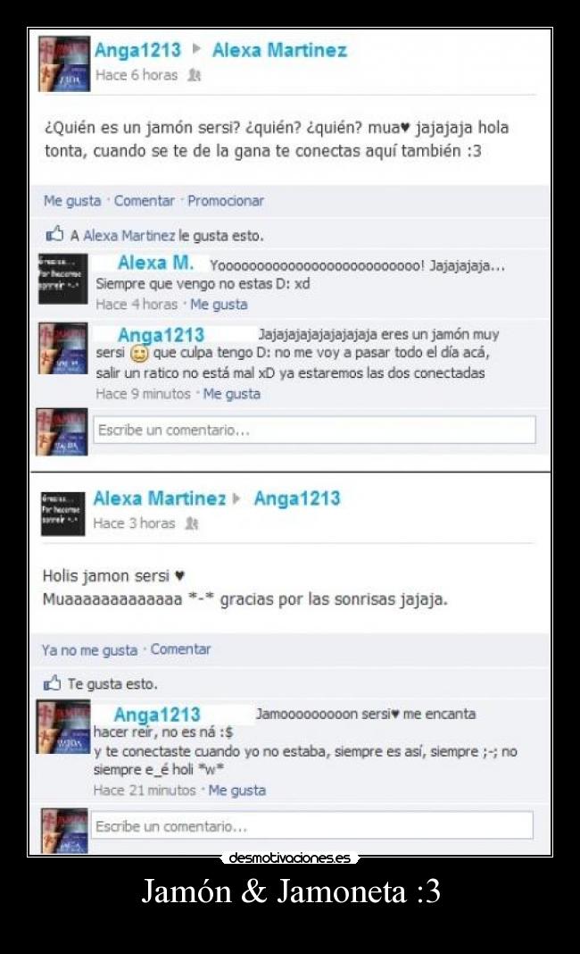 Jamón & Jamoneta :3 -