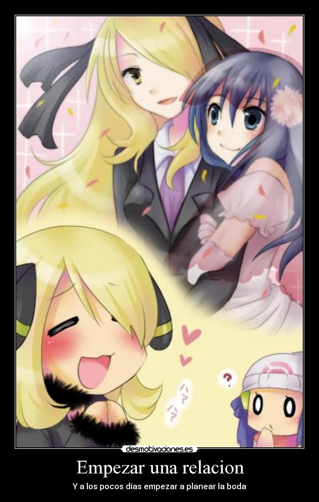 Empezar una relacion - Y a los pocos días empezar a planear la boda