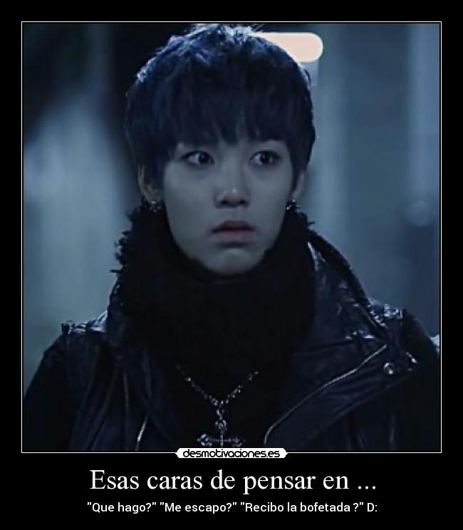 Esas caras de pensar en ... -