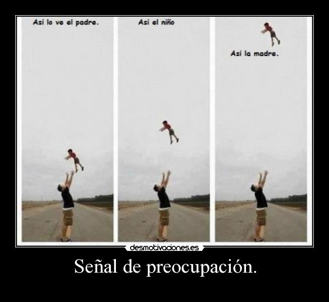 Señal de preocupación. -