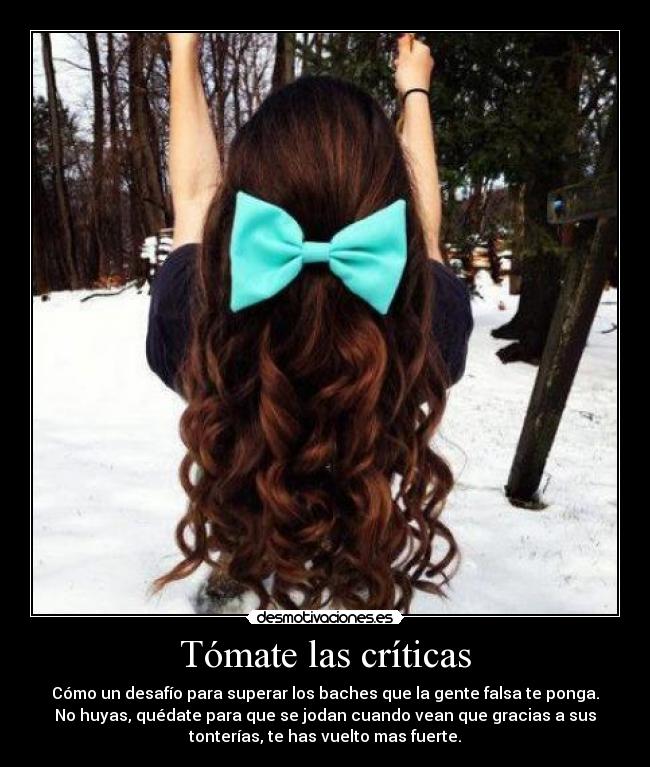 Tómate las críticas - 