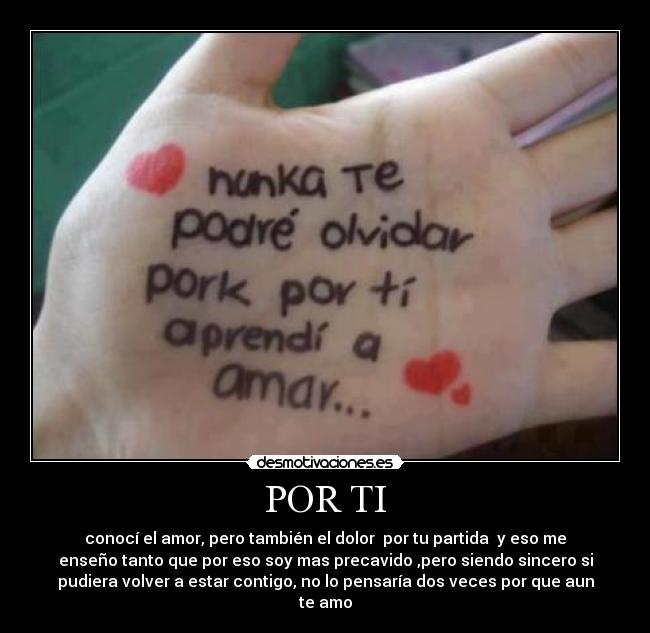 POR TI -