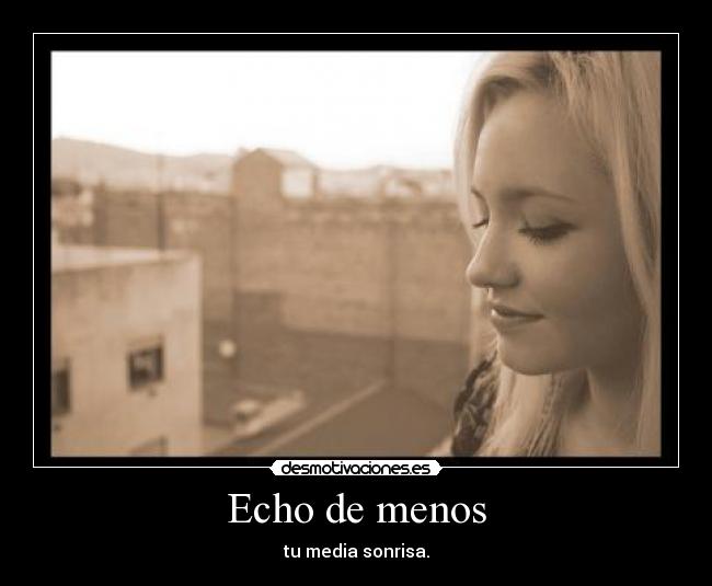 Echo de menos - 