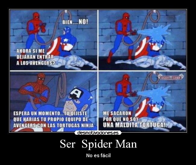 carteles spiderman desmotivaciones