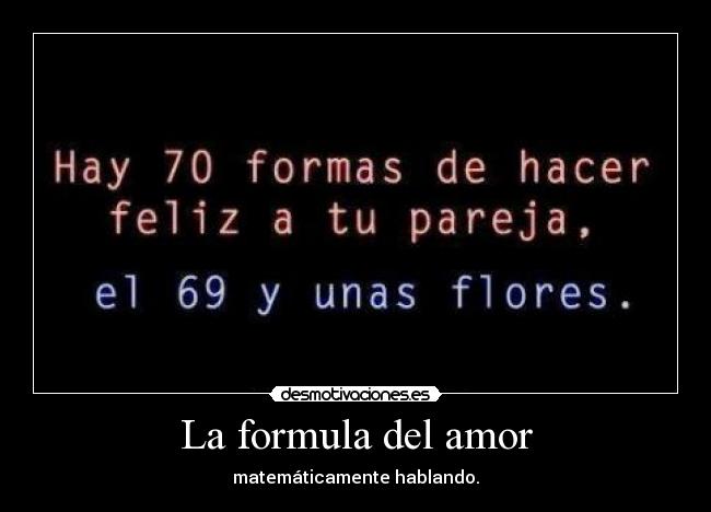La formula del amor - 
