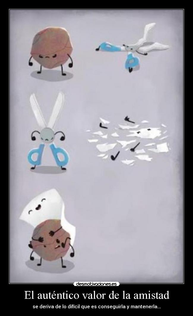 El auténtico valor de la amistad -