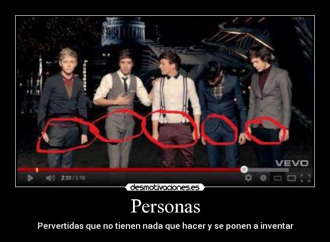 Personas - Pervertidas que no tienen nada que hacer y se ponen a inventar
