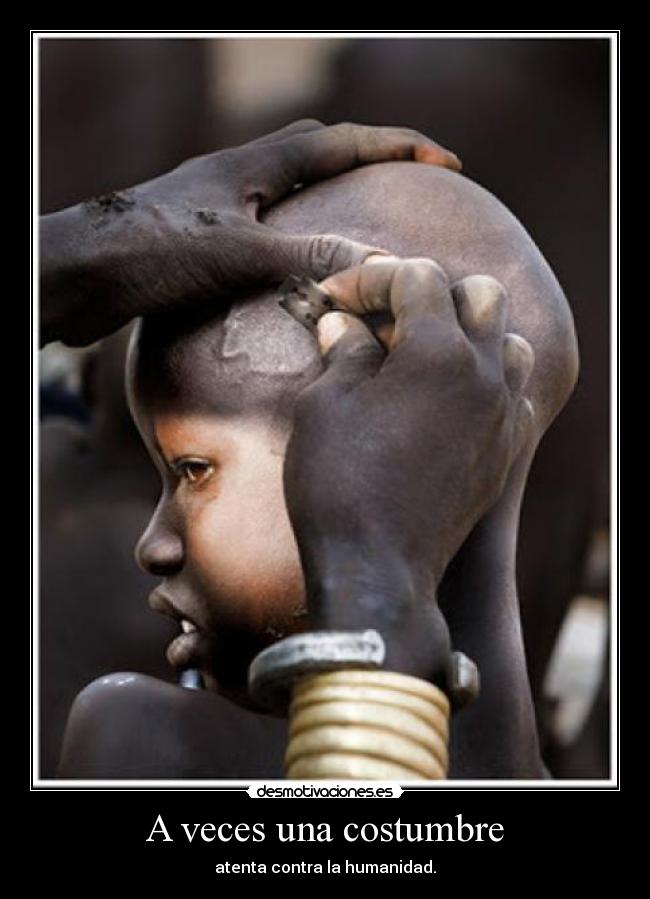 A veces una costumbre -