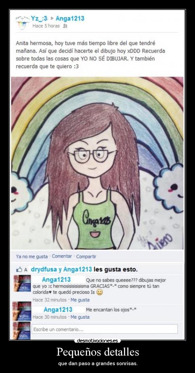 Pequeños detalles - que dan paso a grandes sonrisas.