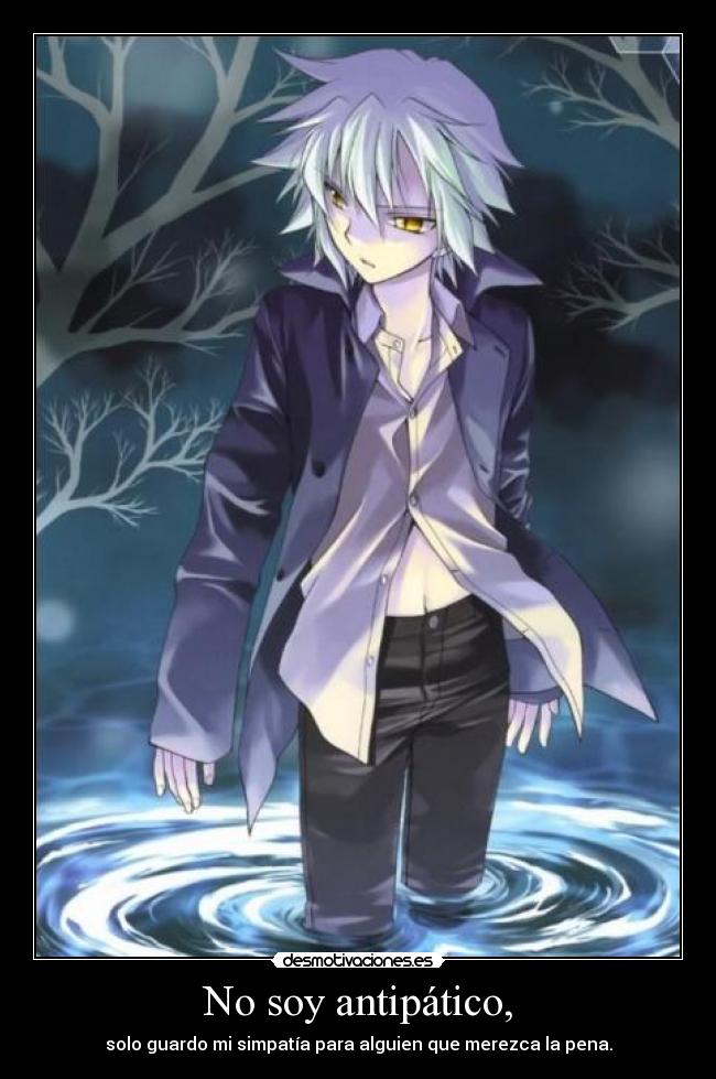 No soy antipático, - 