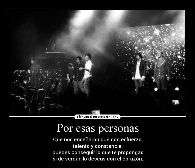Por esas personas -
