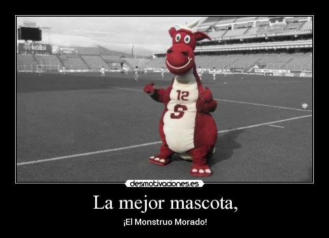 La mejor mascota, - ¡El Monstruo Morado!