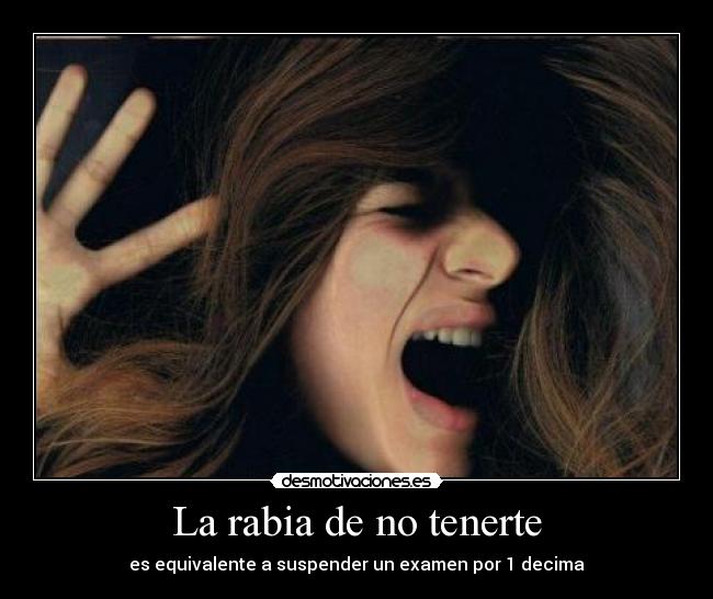 La rabia de no tenerte - 